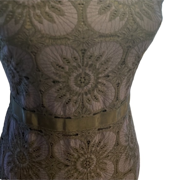 Banana Republic black and navy lace tiered midi cocktail dress, 0 - Picture 7 of 9